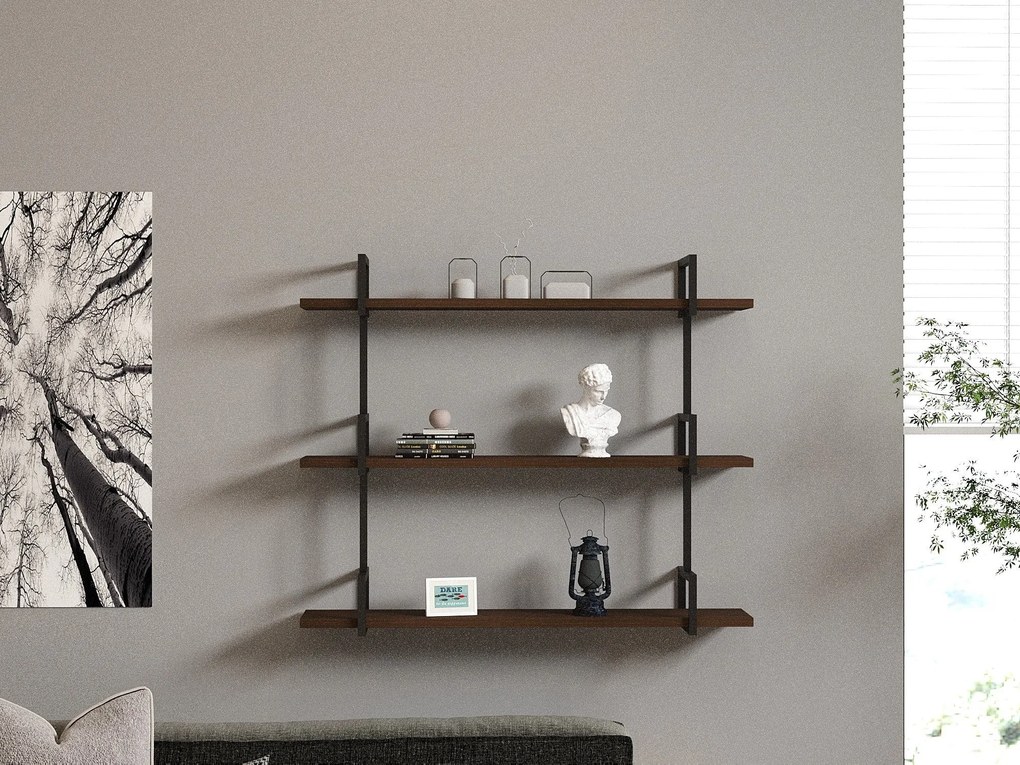 Fali polc Uras - Walnut
