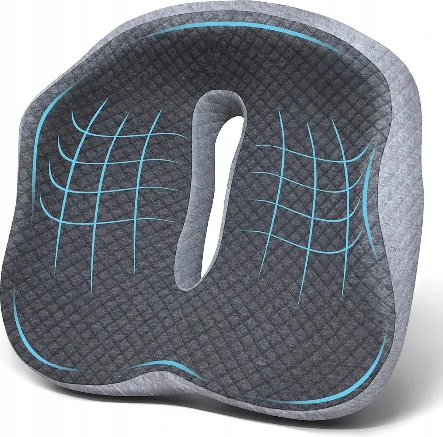 KingPavonini irodai székpárna nagy, memóriahabos ülőfelülettel