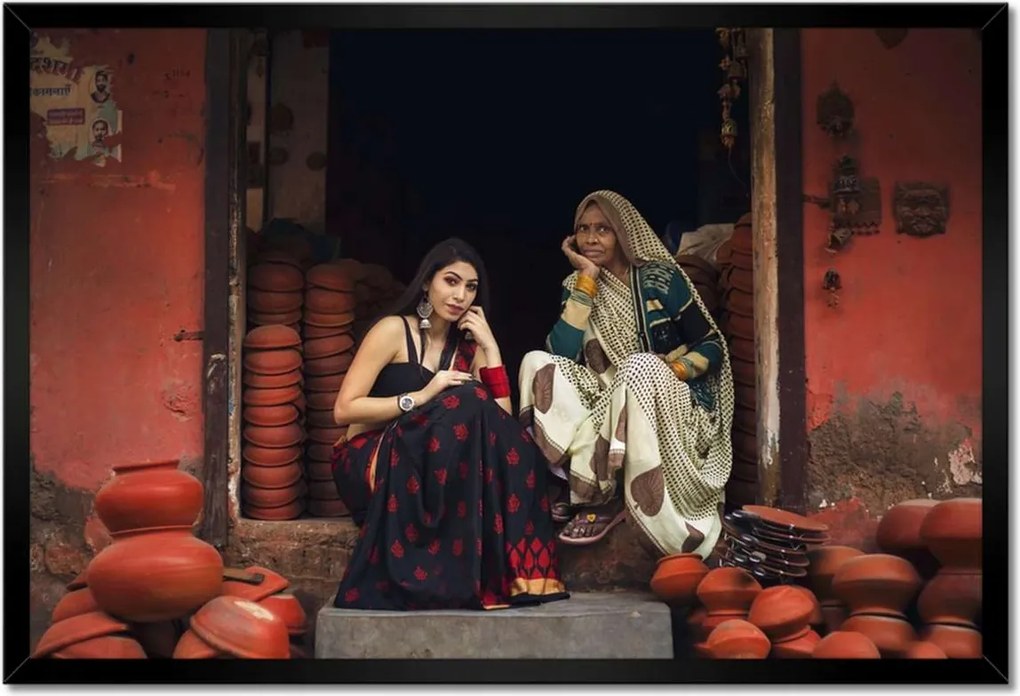 Poszterek keretben 60x40 Csinos nők Csajok Nagymamák