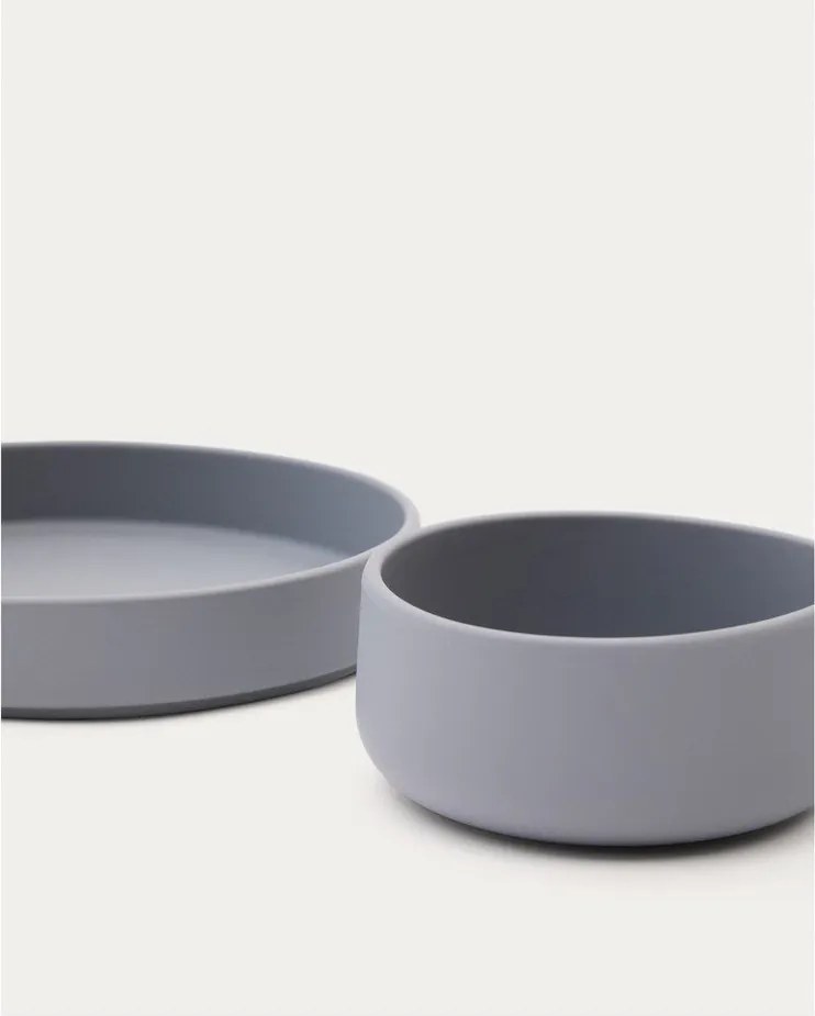 Szilikon gyerek étkészlet 2 db-os Lili – Kave Home