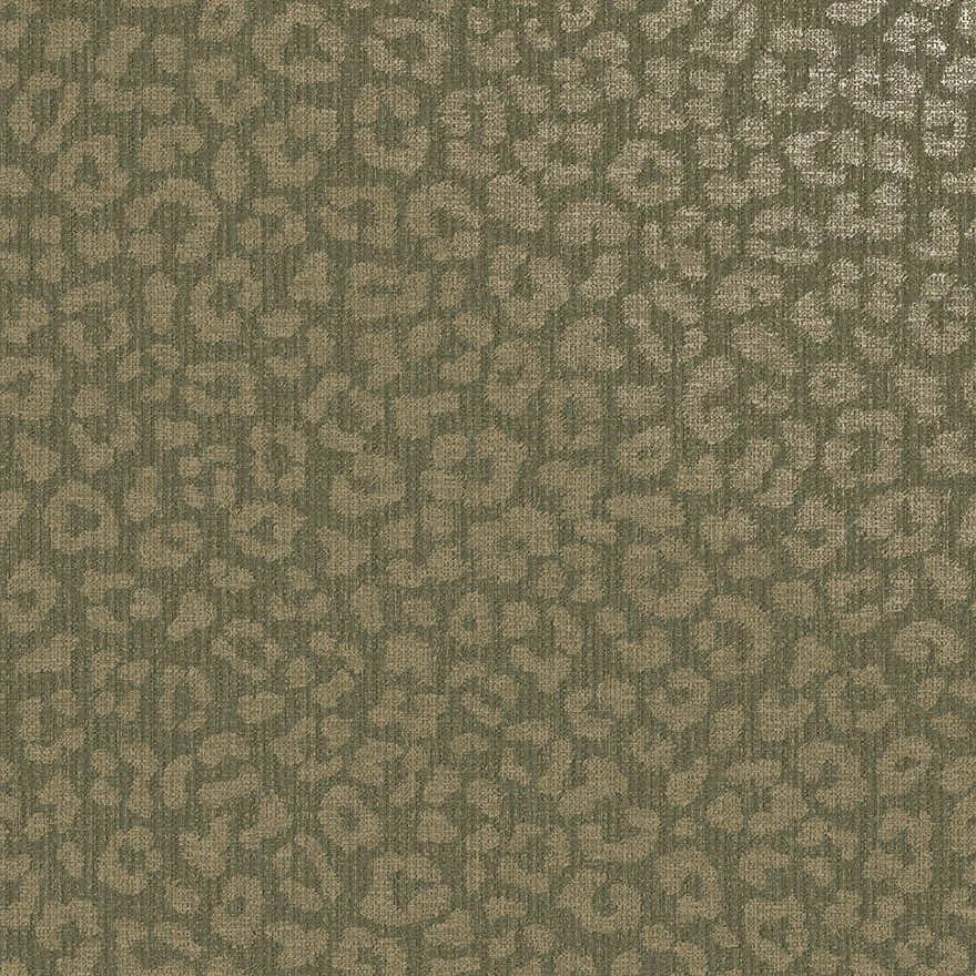 Holden Decor Essence Sunda zöld leopárdmintás fémhatású vlies tapéta – 66303