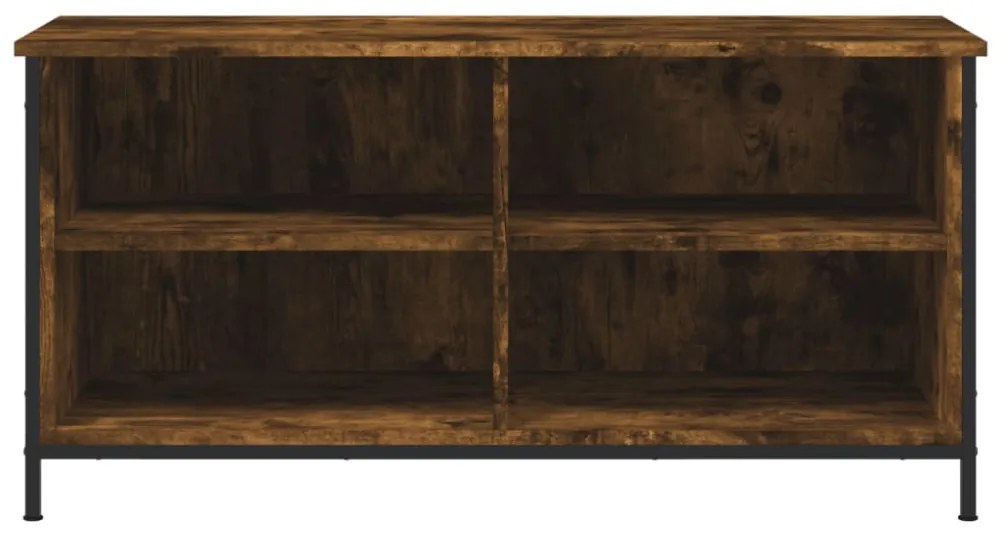 füstös tölgy színű szerelt fa TV-szekrény 100x40x50 cm