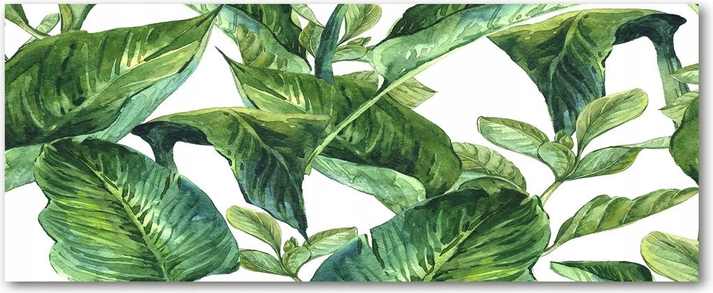 Foto Lacobel Üvegpanel Konyha Levelek XXL