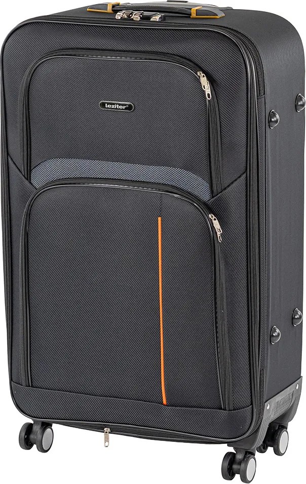 TraveLux light nagy bőrönd puha 76x50x29 cm fekete