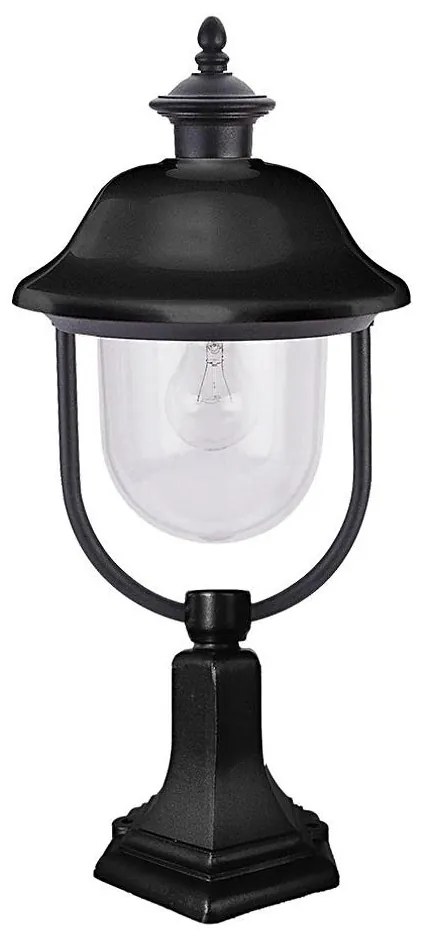 Prezent 6895 - Kültéri lámpa SANGHAI 1xE27/60W/230V IP44 fekete 6895