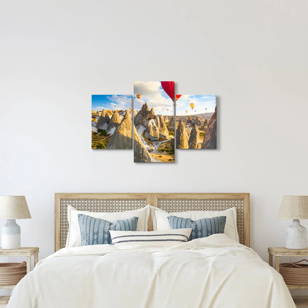 Kép - Hőlégballonok (90x60 cm)