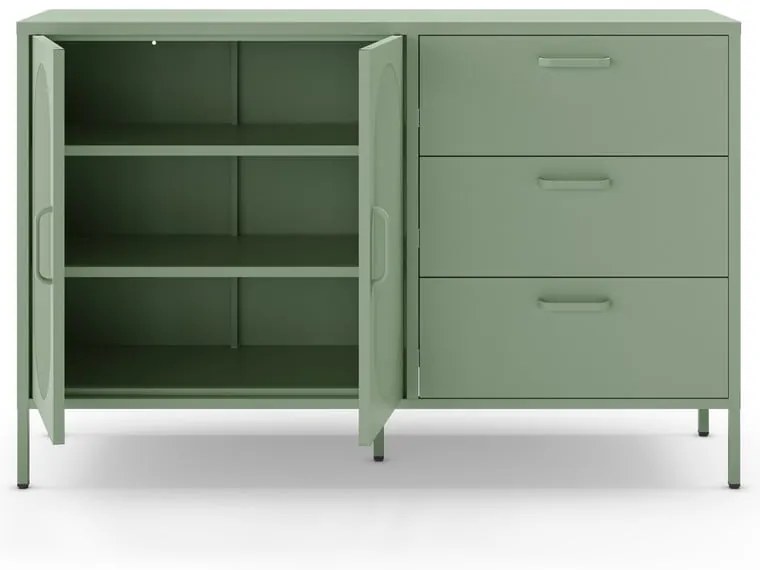 Mentazöld komód 140x90 cm Diora – Marckeric