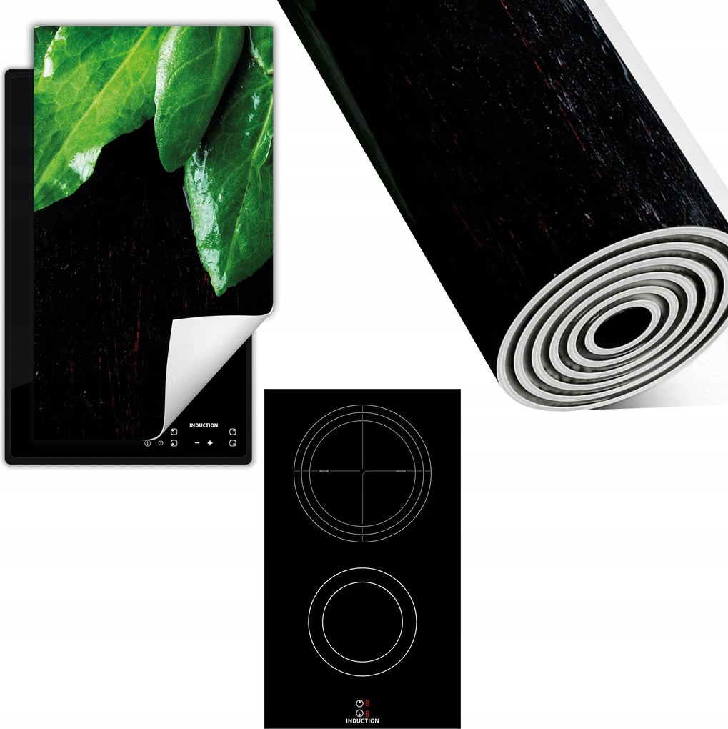 Indukciós Védőszőnyeg Konyhapult 30x52 fekete konyha