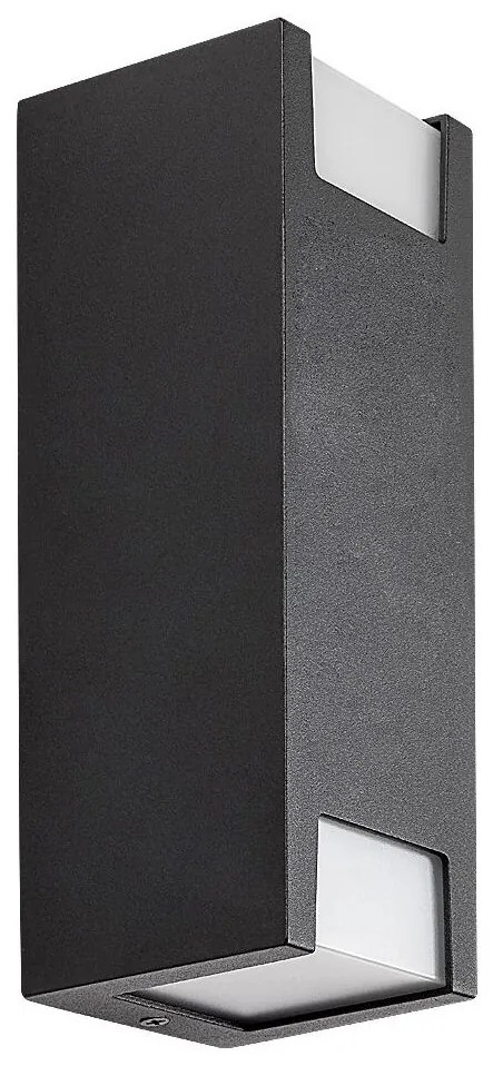 Rabalux 77055 - Kültéri fali lámpa CERNON 2xGU10/7W/230V IP44 fekete