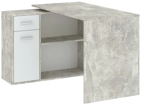 NASH Íróasztal Beton Színben. 120 cm.