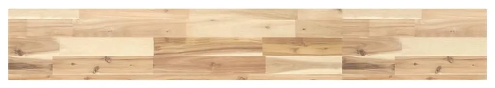 2 db kezeletlen tömör akácfa függőpolc 120 x 20 x 4 cm