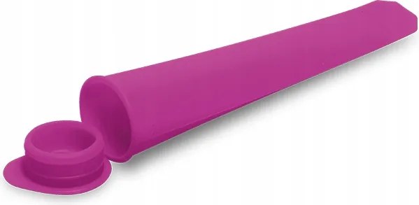 Fagylalt- és sorbettartó lila szilikon forma házi készítésű desszertekhez