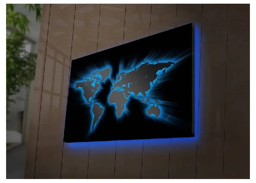 Oliver fali kép háttérvilágítással, 70 x 45 cm