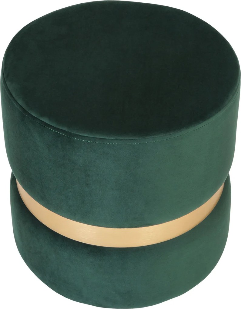 Ring puff - arany gyűrű - H56 - zöld bársony R