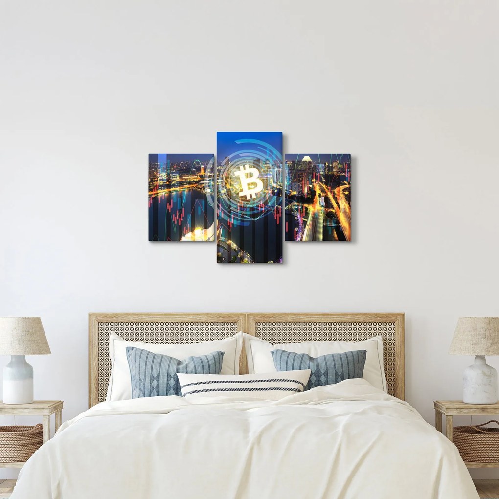 Kép - A befektetések városa (90x60 cm)