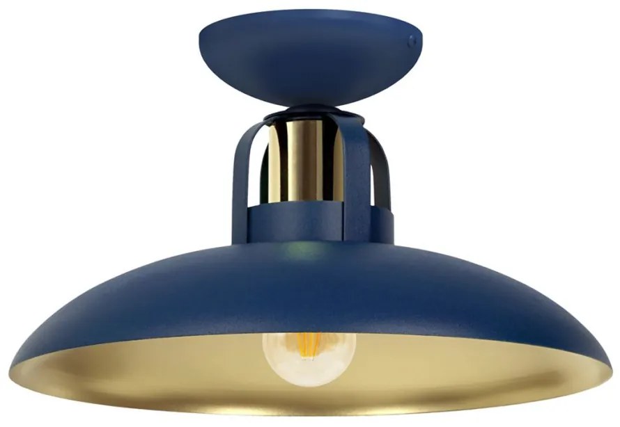 MILAGRO MLP7713 FELIX Loft Mennyezeti Lámpa Sötétkék, Arany E27 IP20