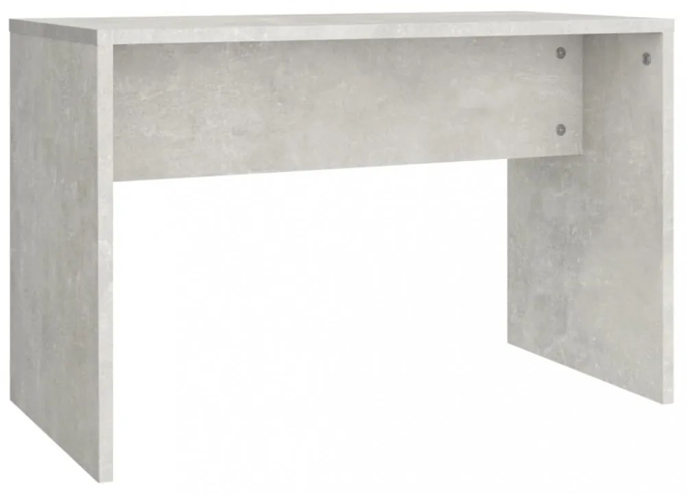 betonszürke szerelt fa fésülködőszék 70 x 35 x 45 cm