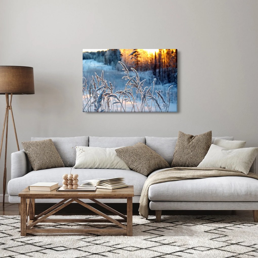 Kép - Téli rét (90x60 cm)
