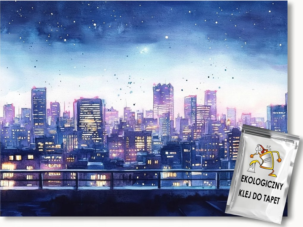 Fotótapéta Flizelina Kilátás Terasz Tető Város Panoráma City 200x140 ragasztó