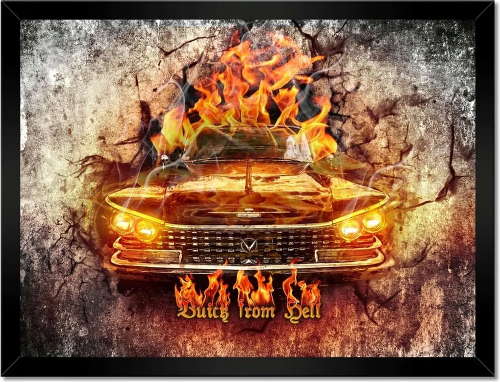 Poszterek keretben 40x30 Buick from Hell