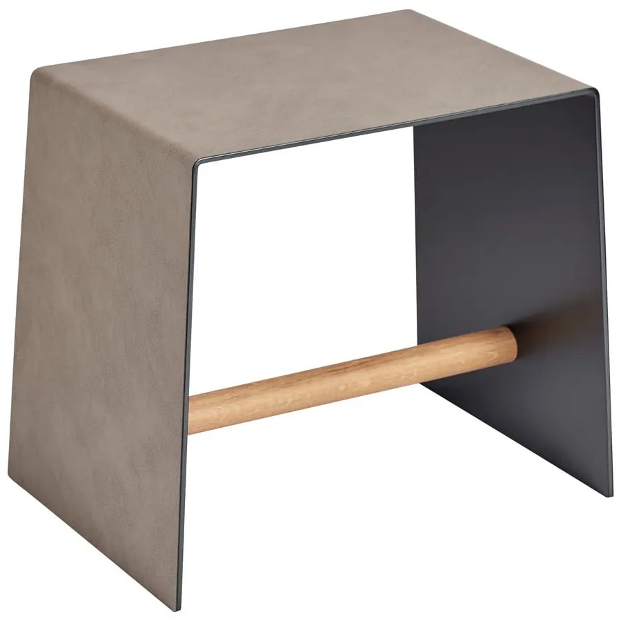 Szürkésbézs fém ülőke Bull – LIND DNA