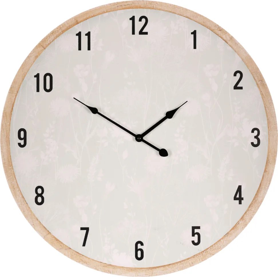 Falióra 58 cm átmérő MDF finom virágmintával