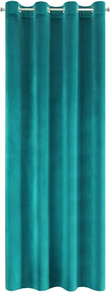 Samanta készfüggöny 140x250 Eurofirany türkizkék