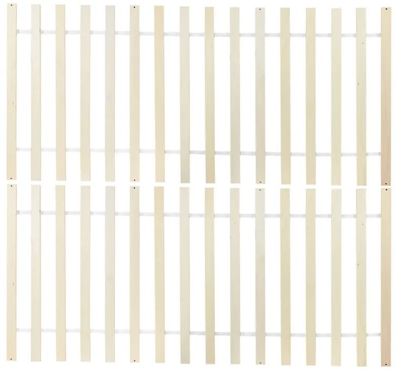 Franciaágy 140 cm VALLES (ágyráccsal) (fehér). 1007546