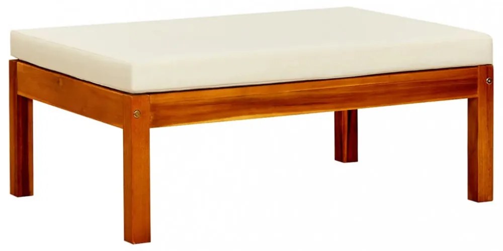 2 db tömör akácfa kerti lábtartó