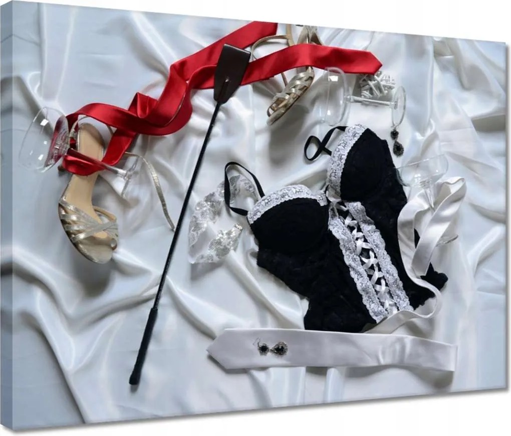 Vászonkép 40x30 Borotválkozás Akt Meztelenség Szex