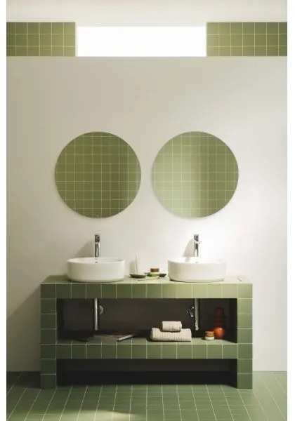 Roca A3270MJ000 - GAP kerámia mosdó 39 cm, fehér, asztalra szerelhető