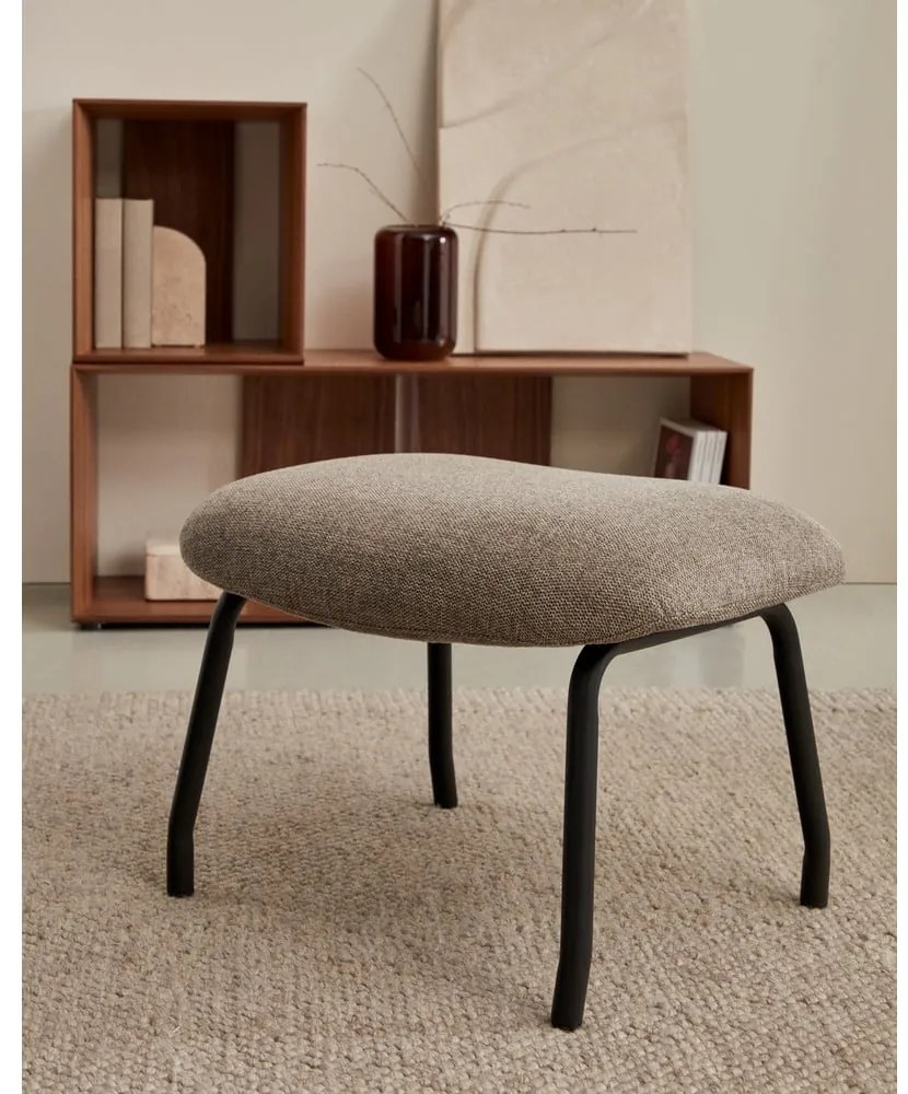 Barna puff Belina – Kave Home