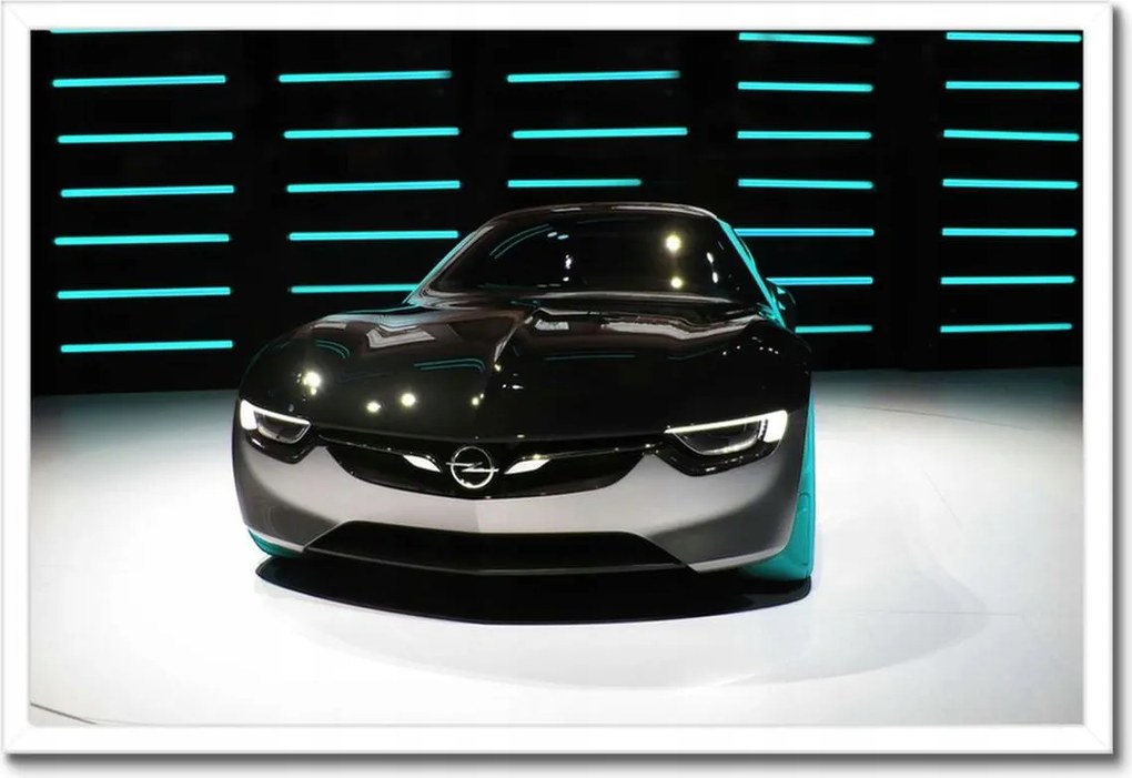 Poszterek keretben 60x40 Opel sportautó