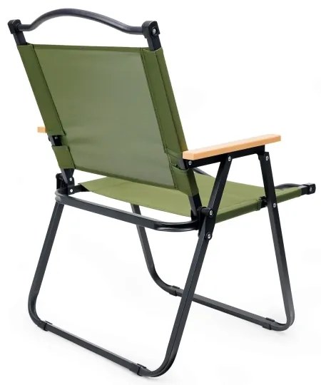 Összecsukható kempingszék zöld