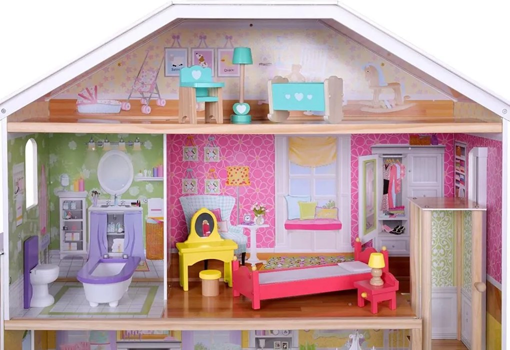 INFANTASTIC Babaház MDF 119 x 32 x 124 cm