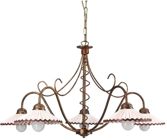 ONLI - Csillár láncon ROSINA 5xE14/6W/230V