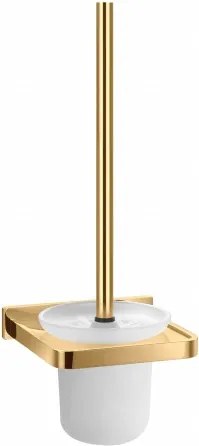 Függő Wc Kefe Üveg Sárgaréz Arany