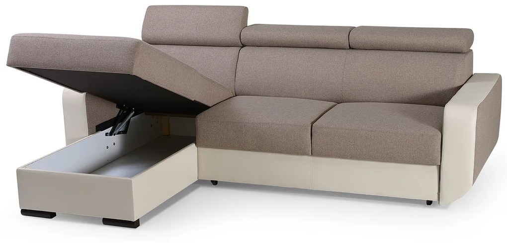 Sarokkanapé Istar (fekete) (B). 630076