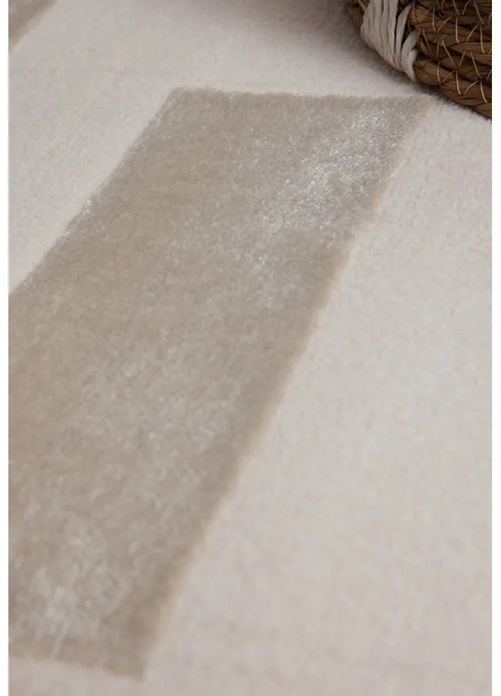 Szürke-krémszínű szőnyeg 120x170 cm Perles Onyx – Elle Decoration