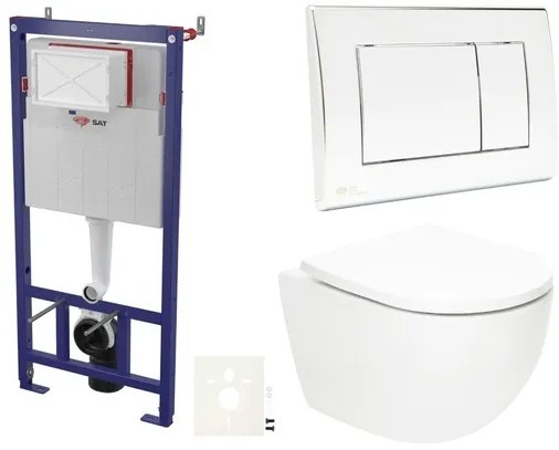 Fali WC szett SAT Fusion előtétfalas szereléshez SIKOSSTORFU21