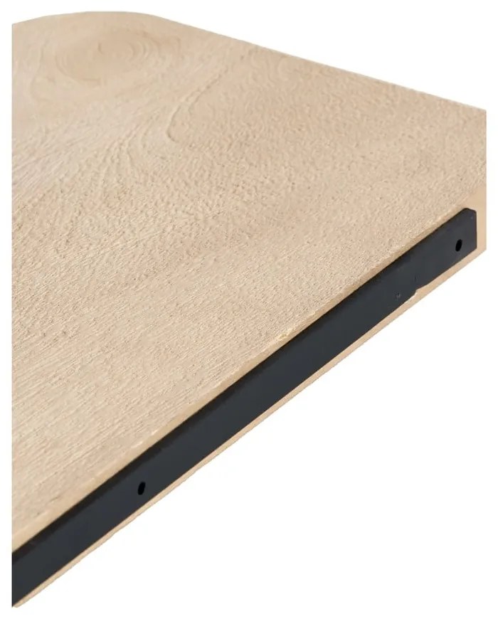 Natúr színű mangófa fali polc 50 cm Tarontu – Light & Living