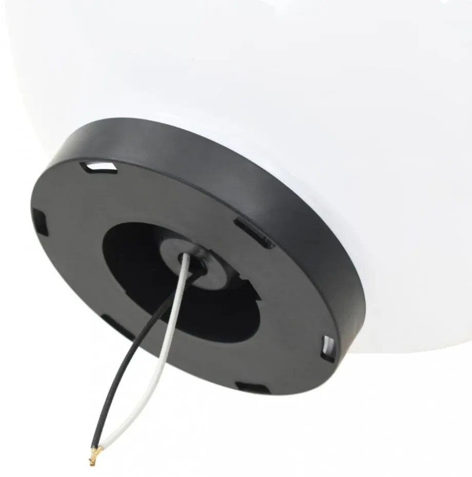 3 db-os LED gömblámpa-szett 20 / 30 / 40 cm PMMA