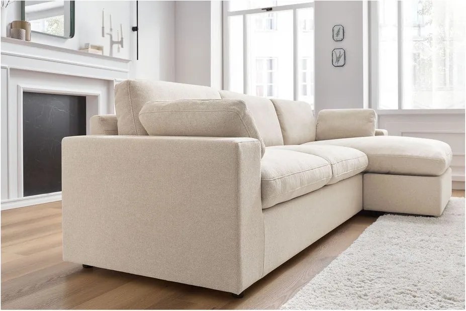 Bézs sarokkanapé Belair – Bobochic Paris