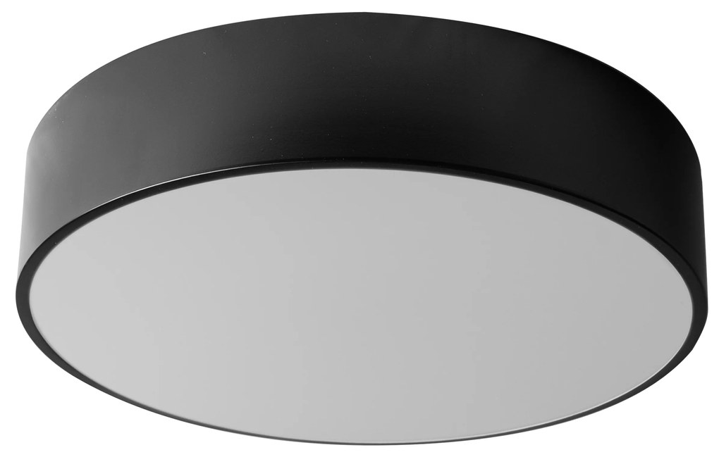 Szerszámlámpa - Mennyezeti lámpa 40 cm kör 4xE27 60W App642-3c, fekete, OSW-00090