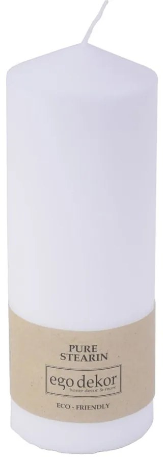 Top fehér gyertya, égési idő 30 óra - Rustic candles by Ego dekor