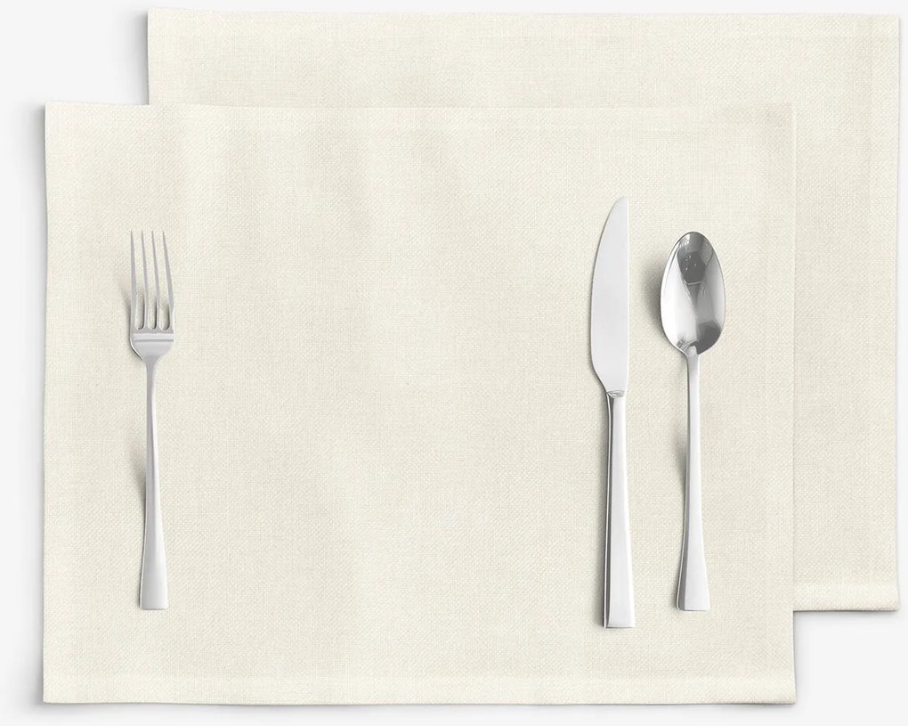 Goldea malaga 2 darabos reggeliző alátét - krémszínű 30 x 40 cm