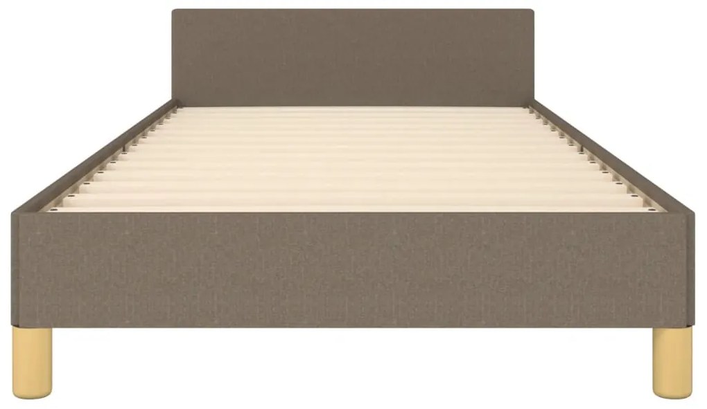 ágykeret matrac nélkül tópszínű 80x200 cm szövet 80x200 cm