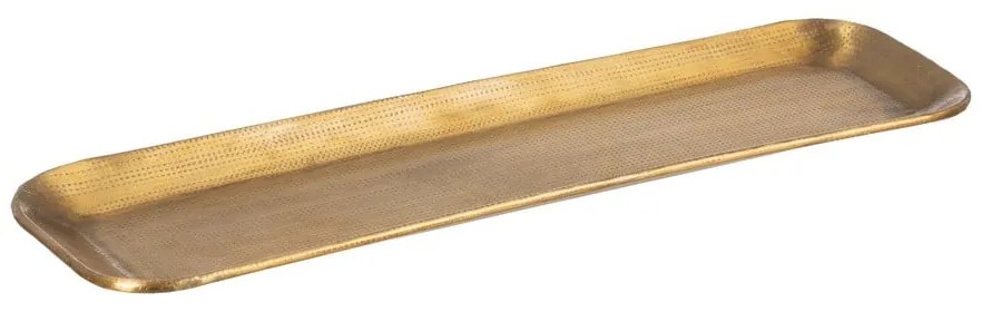 Fém dekoratív tálca szett 3 db-os 14x48 cm Grau – Ixia