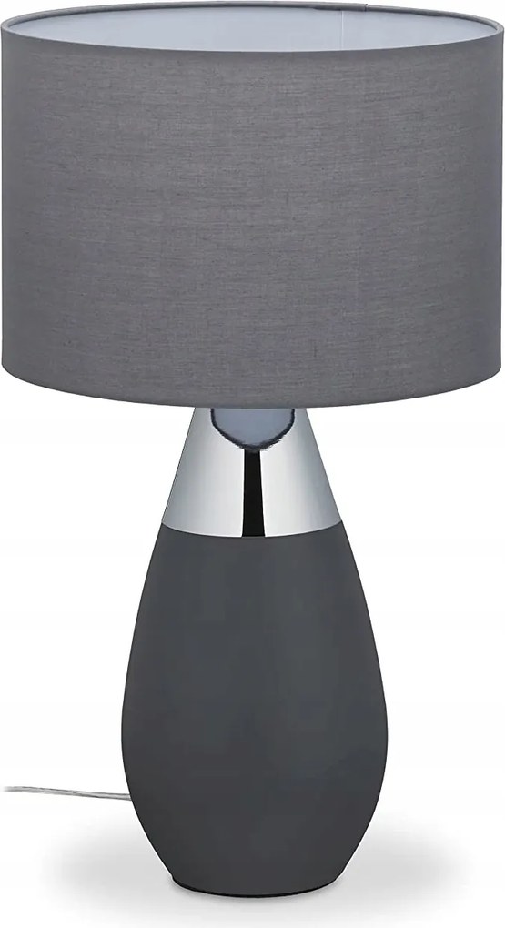 Lámpa Érintőképernyős Éjszakai Lámpa E14 40W Szürke