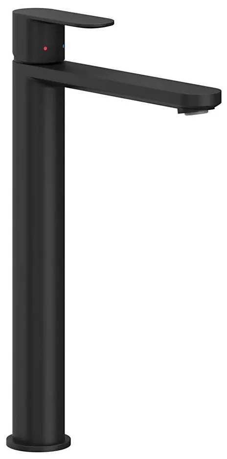 Ravak X070459 - Mosdócsaptelep CHROME 30,3 cm fekete